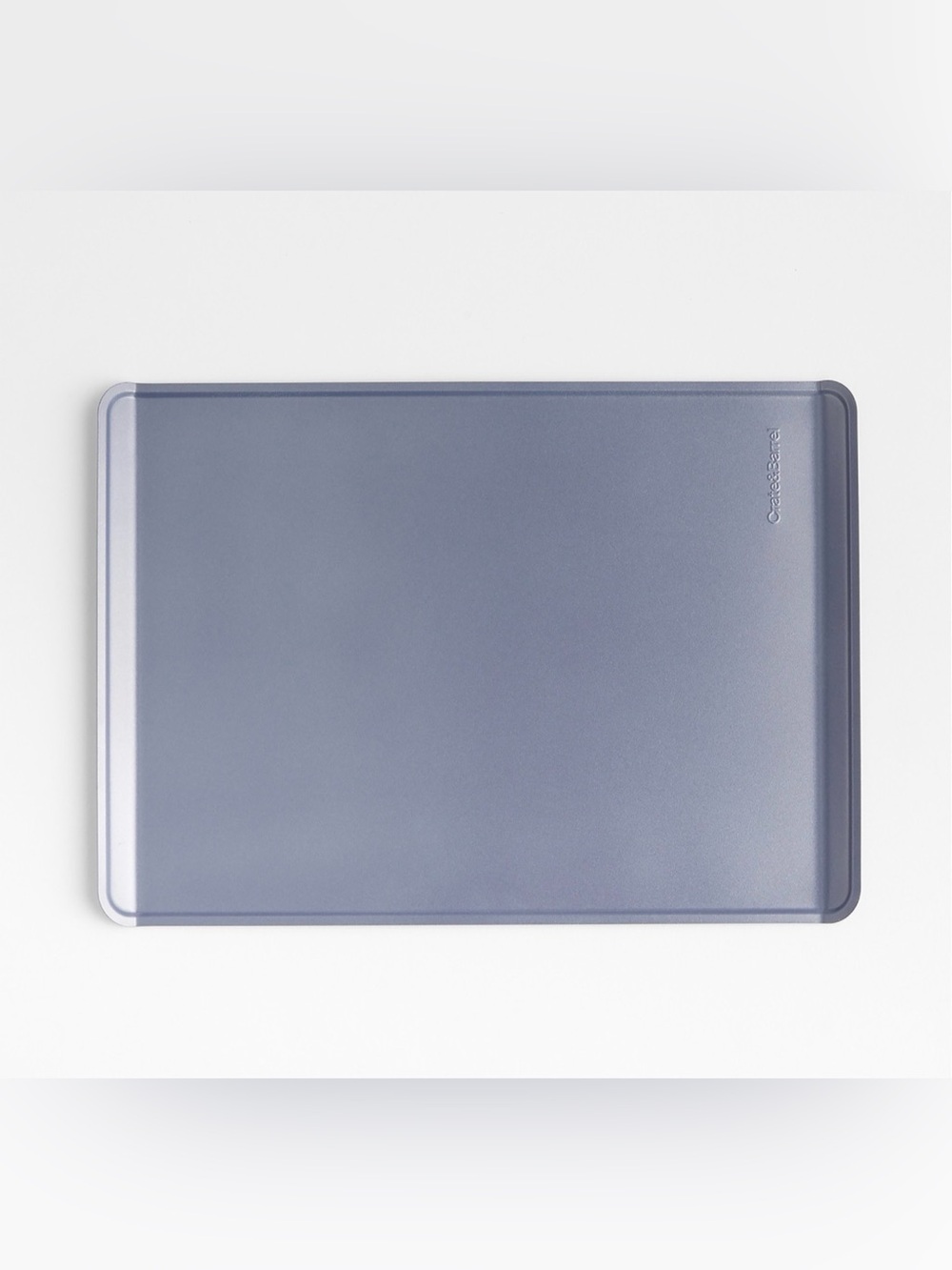 Crate & Barrel Slate Blue Silicone Nonstick Cookie Sheet 18x13”